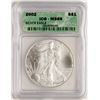 Image 1 : 2002 $1 American Silver Eagle Coin ICG MS69