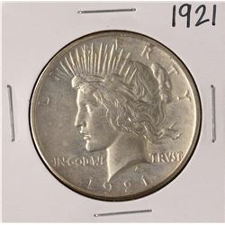 1921 $1 Peace Silver Dollar Coin