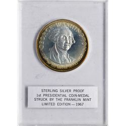 1967 Limited Edition Sterling Silver Proof Presidential Medal