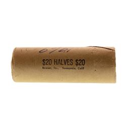 Original Shotgun Roll of (40) Brilliant Uncirculated 1969-D Kennedy Half Dollar