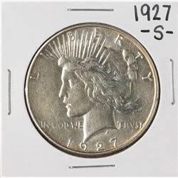 1927-S $1 Peace Silver Dollar Coin