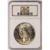 Image 1 : 1923 $1 Peace Silver Dollar Coin NGC MS63