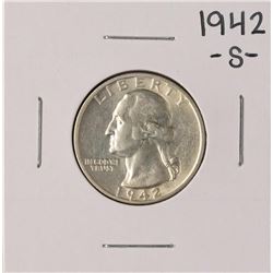 1942-S Washington Quarter Coin