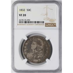 1832 Capped Bust Half Dollar Coin NGC VF20