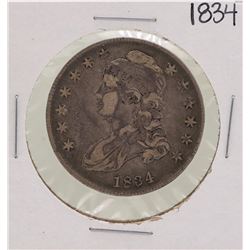 1834 Small Date Small Letters Capped Bust Half Dollar Coin