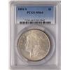 Image 1 : 1881-S $1 Morgan Silver Dollar Coin PCGS MS64