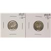 Image 1 : Lot of 1929-S & 1929-D Mercury Dime Coins