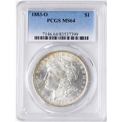 1883-O $1 Morgan Silver Dollar Coin PCGS MS64
