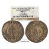 Image 1 : 1652 NE Mon Pine Tree Massachusetts 1 Shilling Colonial Coin NGC MS63
