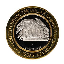 .999 Fine Silver Palms Las Vegas, Nevada $10 Limited Edition Gaming Token