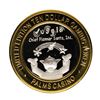 Image 2 : .999 Fine Silver Palms Las Vegas, Nevada $10 Limited Edition Gaming Token