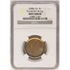 Image 1 : 2000-15 $1 Blank Planchet Sacagawea Dollar Coin NGC Mint Error