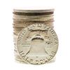 Image 2 : Roll of (20) Brilliant Uncirculated 1957 Franklin Half Dollar Coins