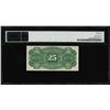 Image 2 : March 3, 1863 25 Cents 4th Issue Fractional Currency Note PMG About Uncirculated