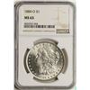 Image 1 : 1884-O $1 Morgan Silver Dollar Coin NGC MS63