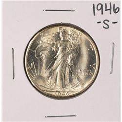 1946-S Walking Liberty Half Dollar Coin