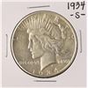 Image 1 : 1934-S $1 Peace Silver Dollar Coin