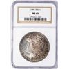 Image 1 : 1881-S $1 Morgan Silver Dollar Coin NGC MS65