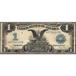 1899 $1 Black Eagle Silver Certificate Note
