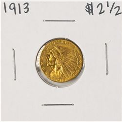 1913 $2 1/2 Indian Head Quarter Eagle Gold Coin