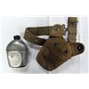 Image 1 : WWII US ARMY CANTEEN WITH PUCH AND PISTON BELT