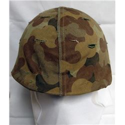 WWII TYPE M1 "STEEL POT" HELMET WITH VIETNAM ERA