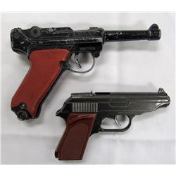 2- VINTAGE WWII ERA REPLICA TOY CAP GUNS!