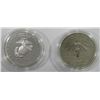 Image 2 : 2 - PROOF SILVER COMMEM DOLLARS;