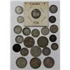 Image 2 : 18- VINTAGE CANADA SILVER COIN LOT: