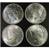 Image 1 : 1922, 1923, 1924, 1925 PEACE DOLLARS