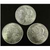 Image 1 : 3-1921 MORGAN DOLLARS CIRC OR BETTER