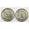 Image 2 : 1942 & 1943 WALKING LIBERTY HALF DOLLARS