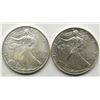 Image 1 : 1993 & 2003 AMERICAN SILVER EAGLES