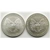 Image 2 : 1993 & 2003 AMERICAN SILVER EAGLES