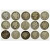 Image 1 : BARBER DIME LOT of 15 COINS