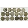 Image 2 : BARBER QTR LOT of 17 COINS