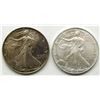 Image 1 : 2003 & 1992 AMERICAN SILVER EAGLES