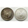 Image 2 : 2003 & 1992 AMERICAN SILVER EAGLES