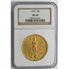 Image 1 : 1924 $20 ST GAUDENS GOLD NGC MS 64