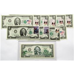 11 - $2 STAMPED RED SEAL NOTES