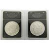 Image 1 : 2-BU MORGAN DOLLARS: 1882 & 1889