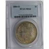 Image 1 : 1884-O MORGAN SILVER DOLLAR PCGS MS 64