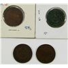 Image 2 : 1866, '67, '68, & '69 TWO CENT PIECES