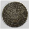 Image 2 : 1898-O BARBER HALF- GOOD