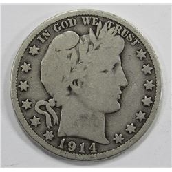 1914 BARBER HALF- GOOD