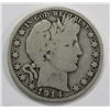 Image 1 : 1914 BARBER HALF- GOOD