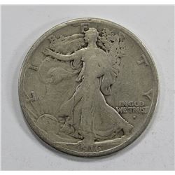 1916-S WALKING LIBERTY HALF DOLLAR AG/G