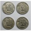 Image 2 : 4- AU/ UNC WALKING LIBERTY HALF DOLLARS