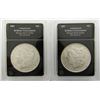 Image 1 : 2-BU MORGAN DOLLARS: 1884 & 1887
