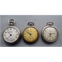 VINTAGE WESTCLOX PACKET WATCH LOT. POCKET BEN
